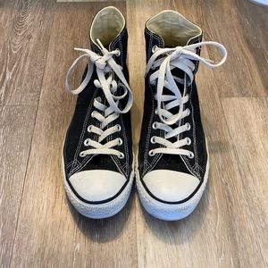 Mens black converse all star Chuck Taylor sneakers